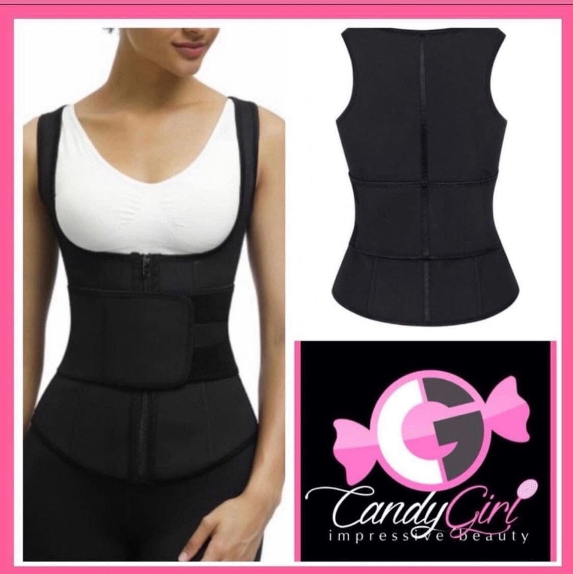 Latex Vest Waist Trainer Candy Girl Impressive Beauty 