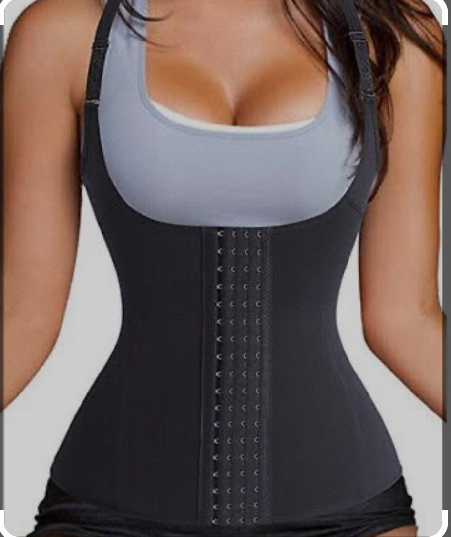 Non Latex 3 Row Waist Trainer Vest Candy Girl Impressive Beauty 
